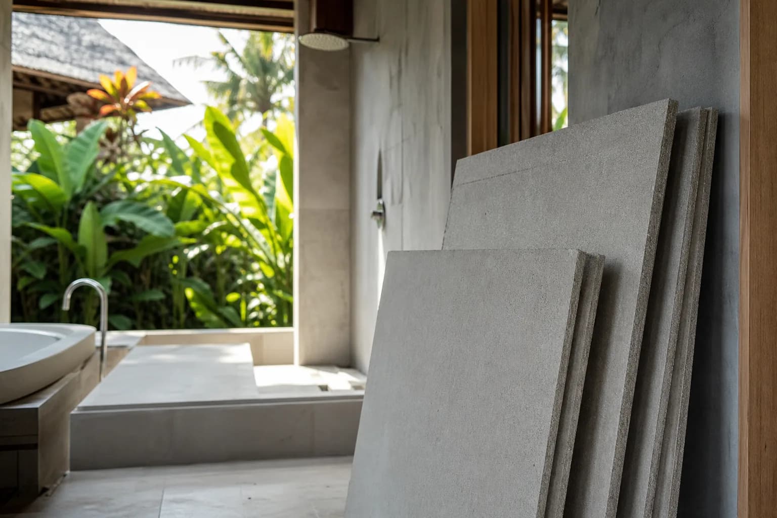 Moisture-Resistant Cement Board Installation in Bali Bathrooms