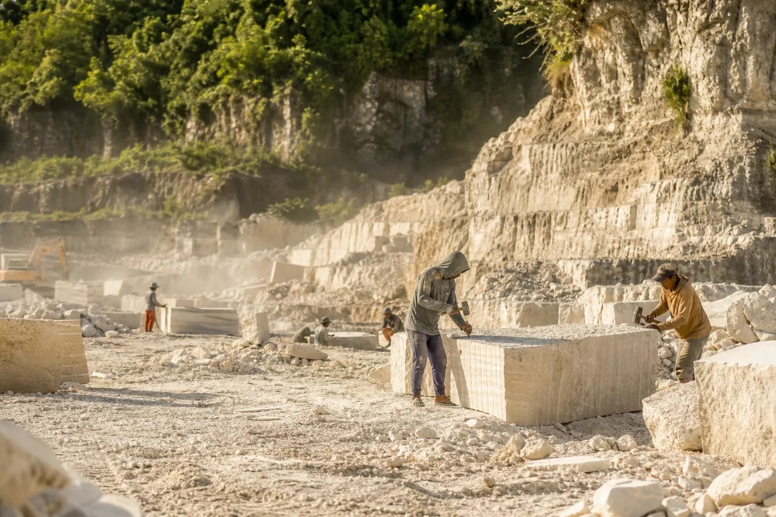 Nusa Dua Limestone Quarry Sourcing for Bali Villa Foundations