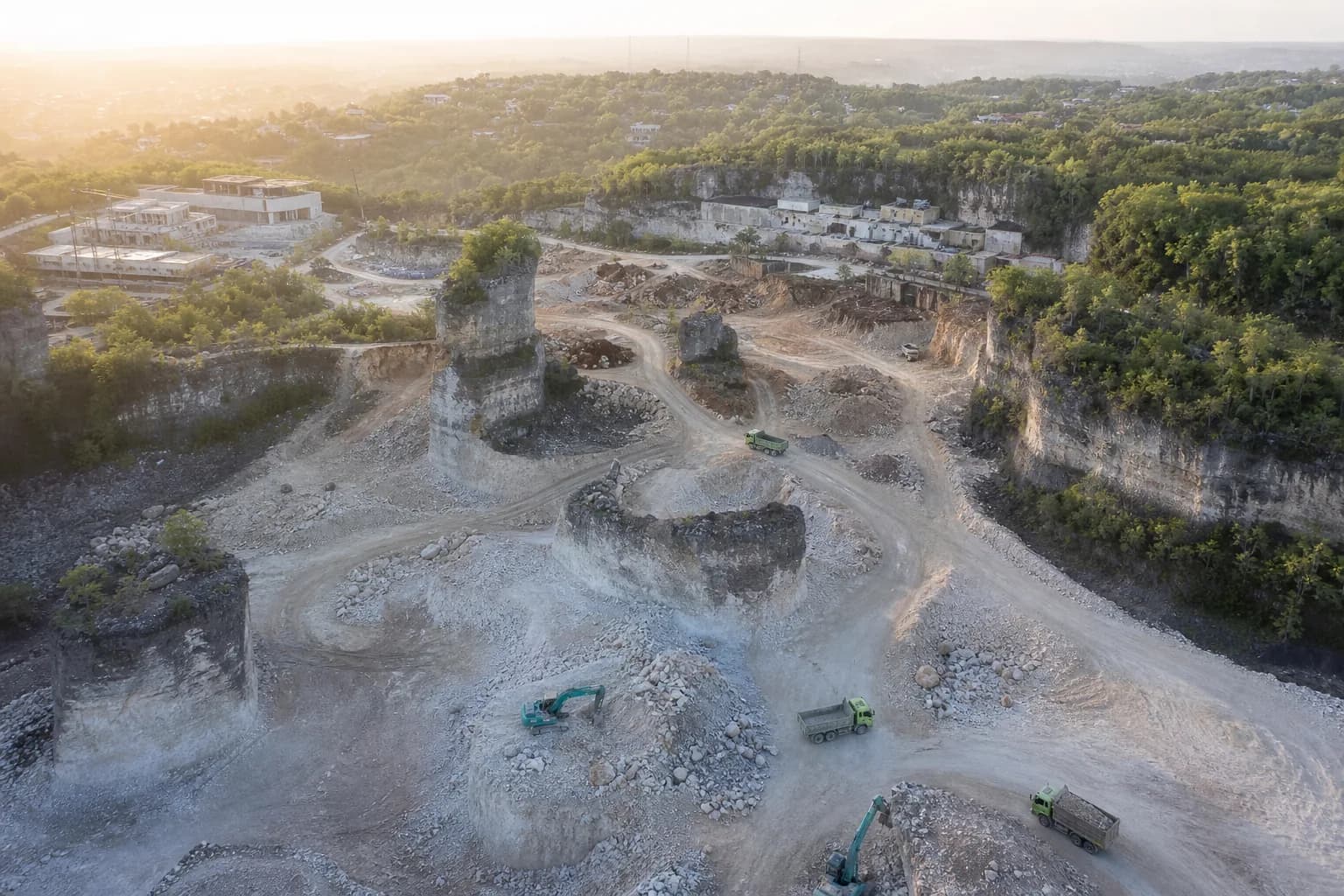 Pecatu Limestone Quarry Transport Costs Road Access Fees Bali