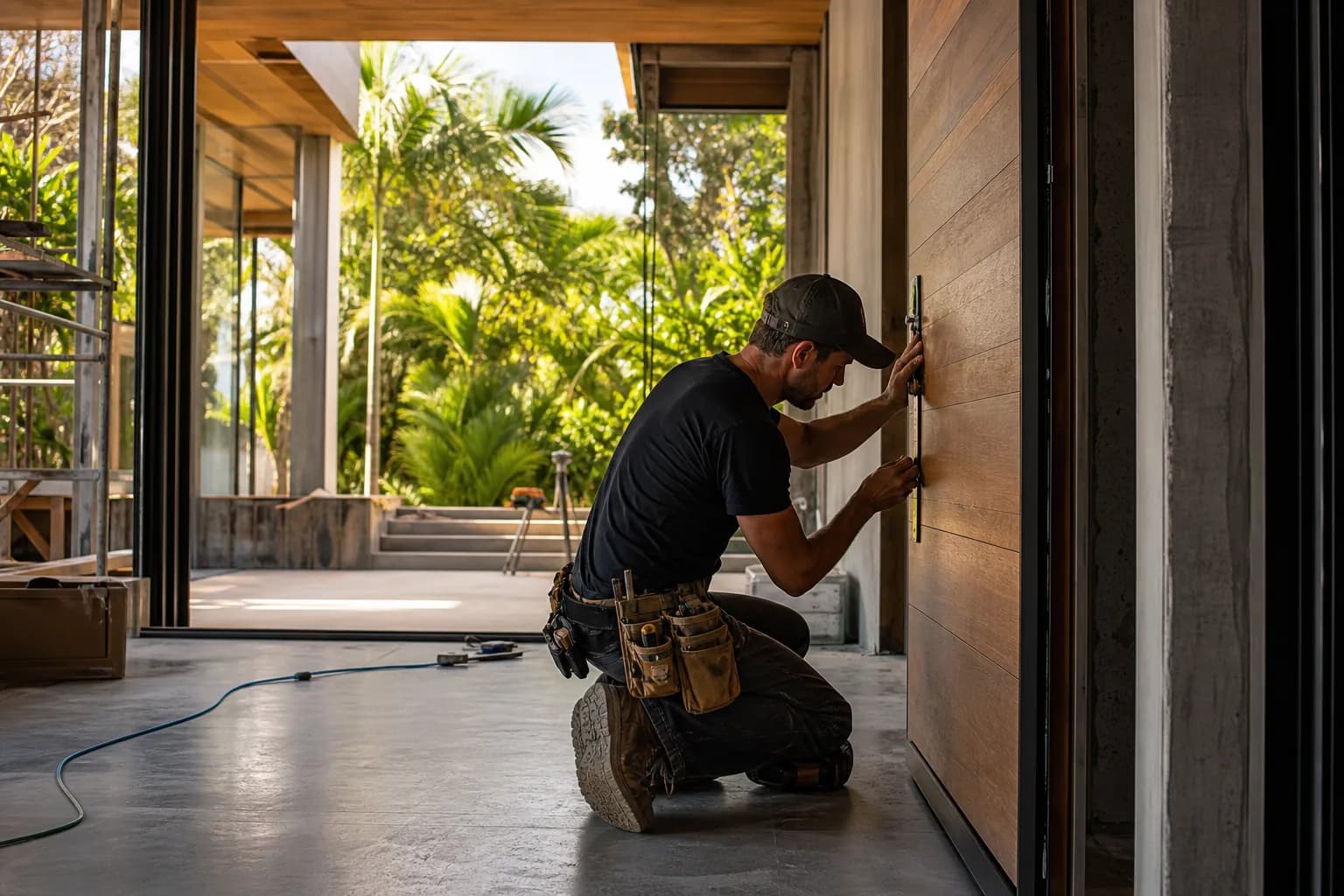 Pivot Door Hardware: Weight Load Calculations for Bali Villas