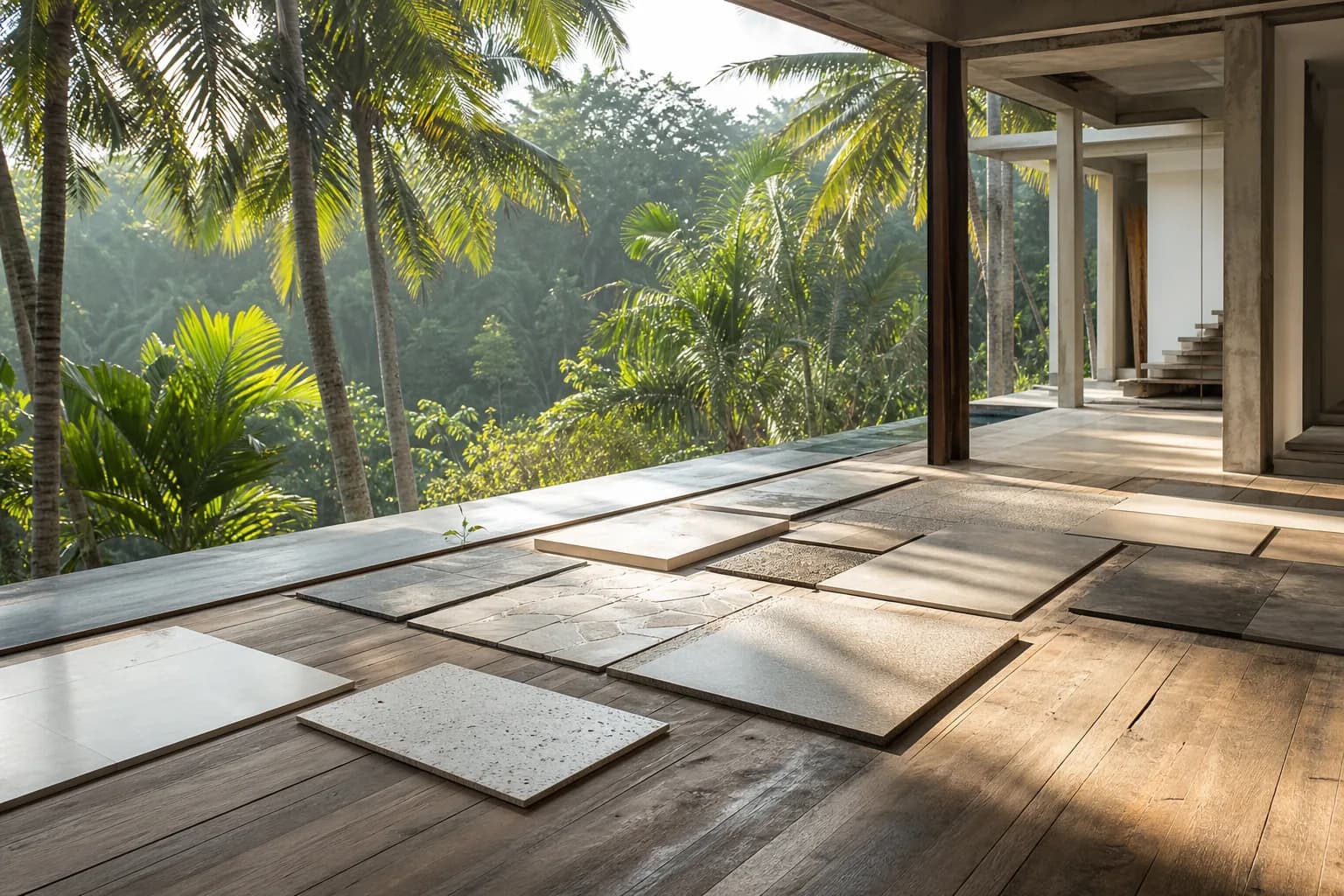 Porcelain vs Stone Tile in Bali: Humidity Salt Air
