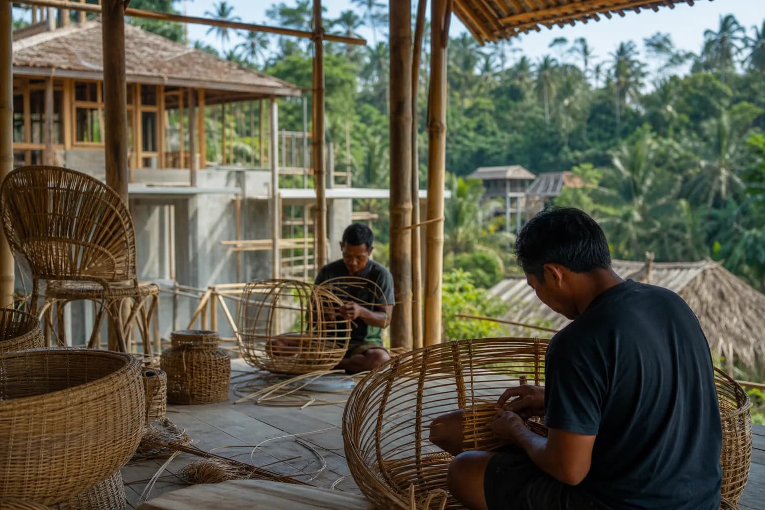 Rattan Furniture Reinforcement for Bali Outdoor Spaces