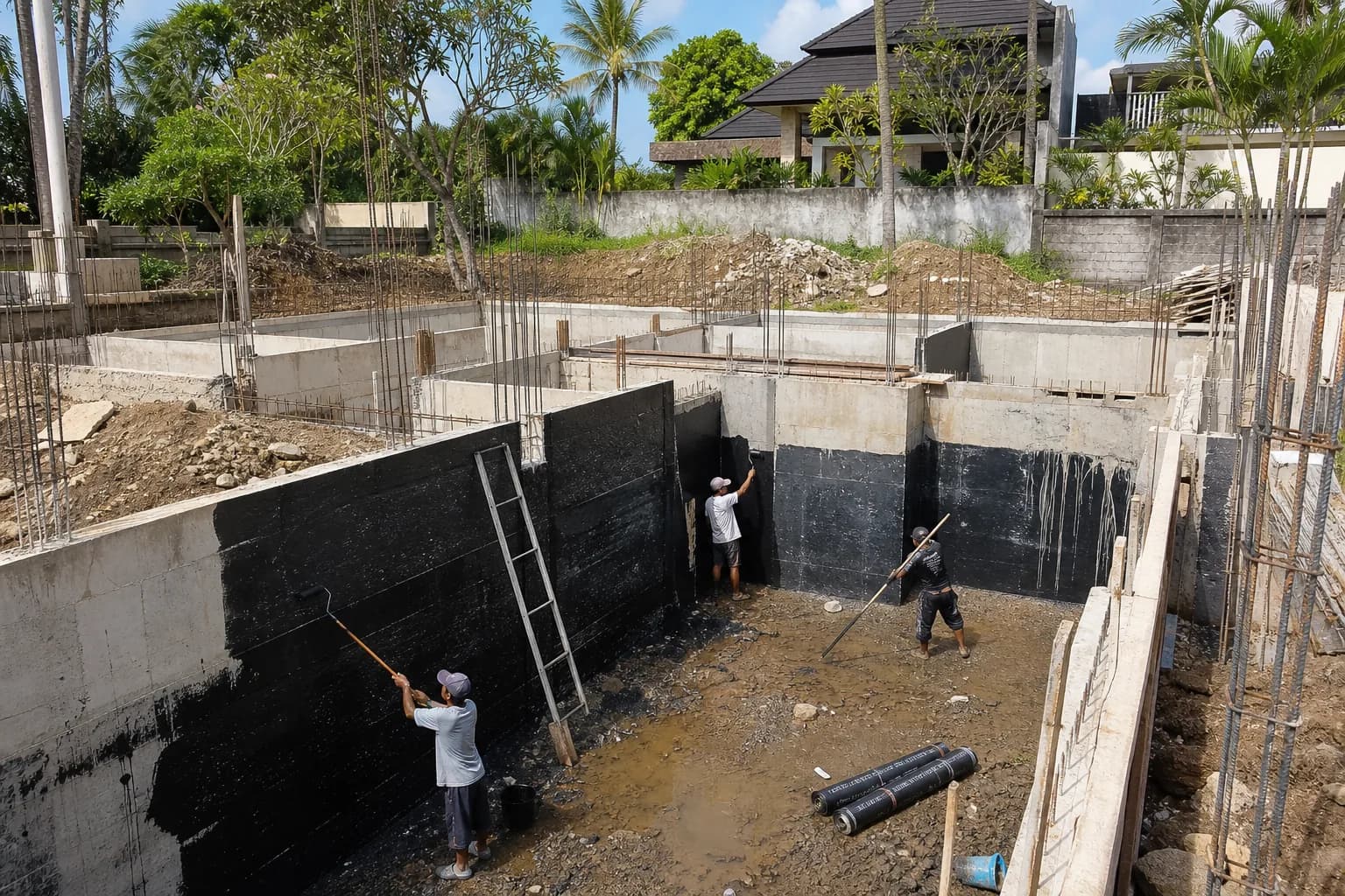 Seminyak Basement Waterproofing Costs: High Water Table Bali