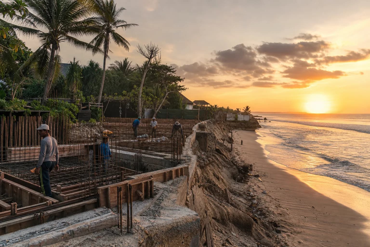 Seminyak Beachfront Setback Rules Erosion Costs Bali