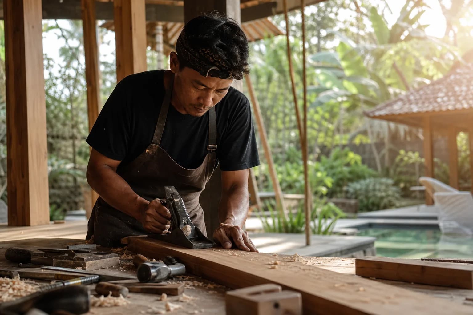 Solid Wood vs Plywood Kitchen Cabinets in Bali: Delamination Risk