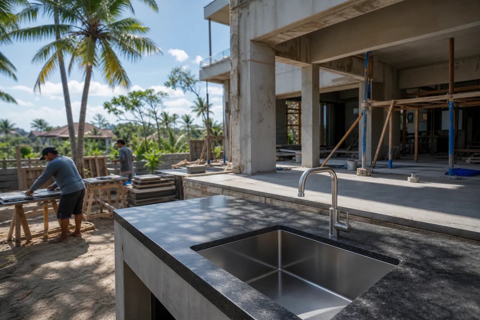Stainless Steel vs Granite Composite Sinks Bali Hard Water