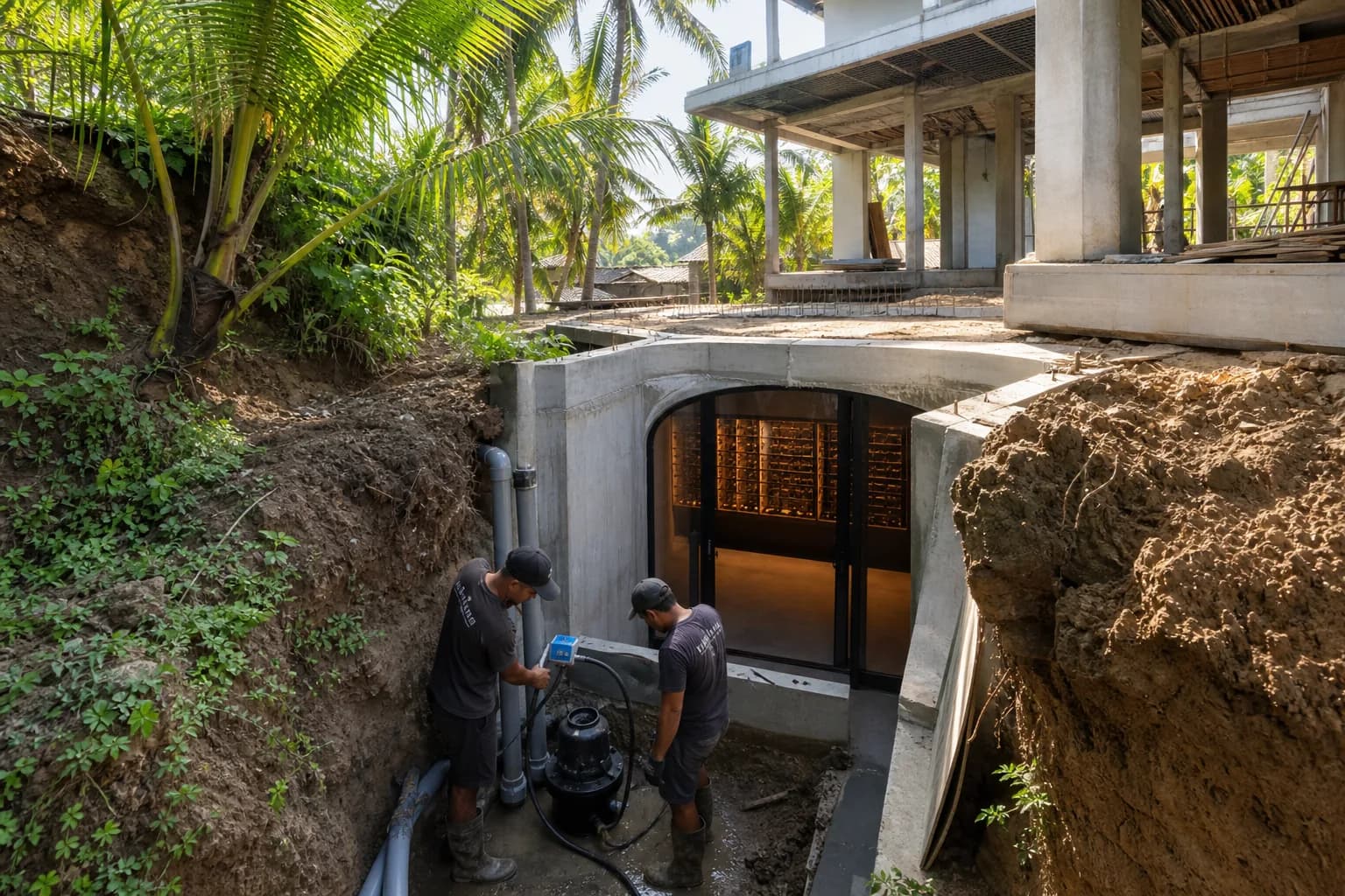 Sump Pump Sizing for Bali Villa Wine Cellars