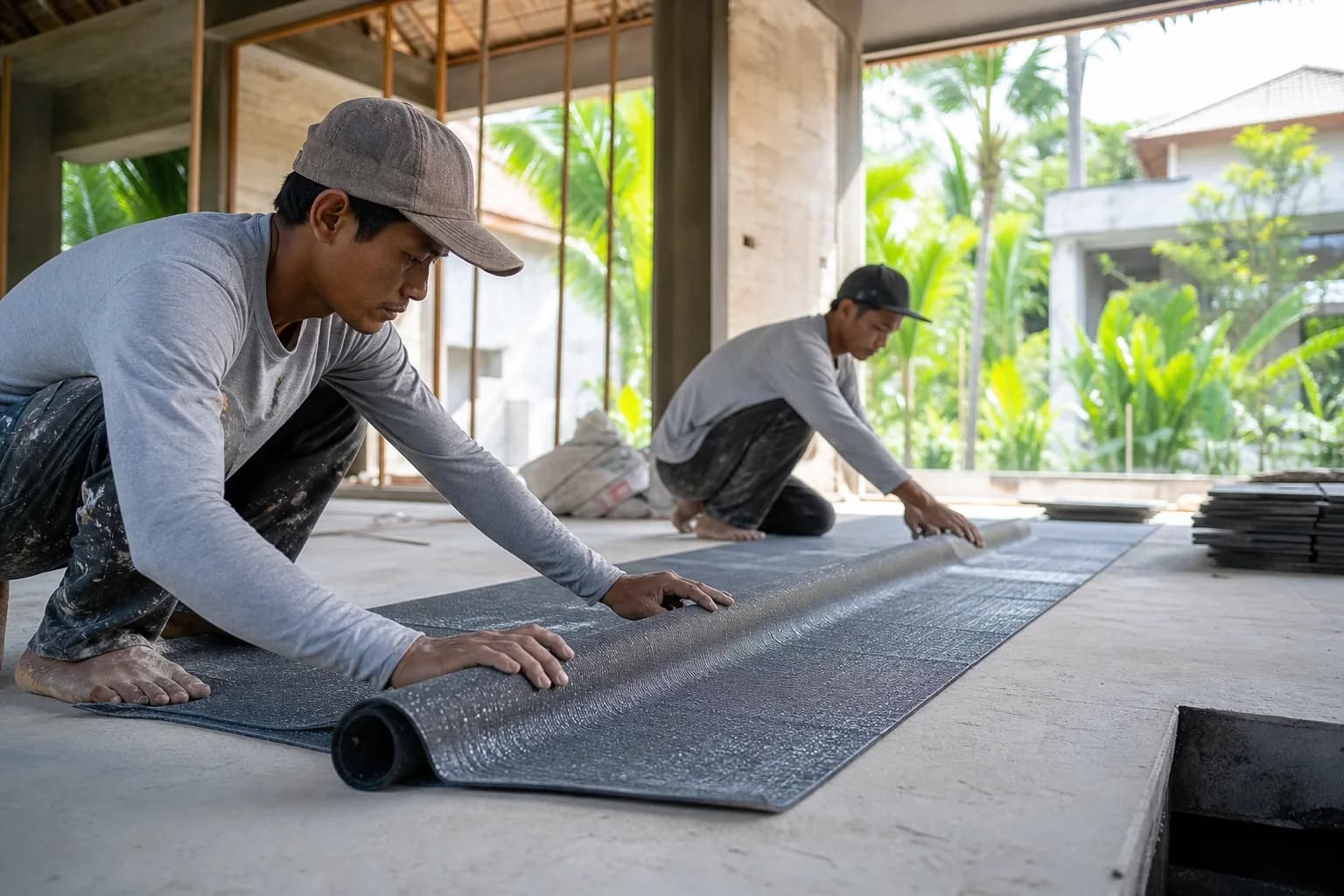 Tile Underlayment Acoustic Mat Specification for Bali Villas