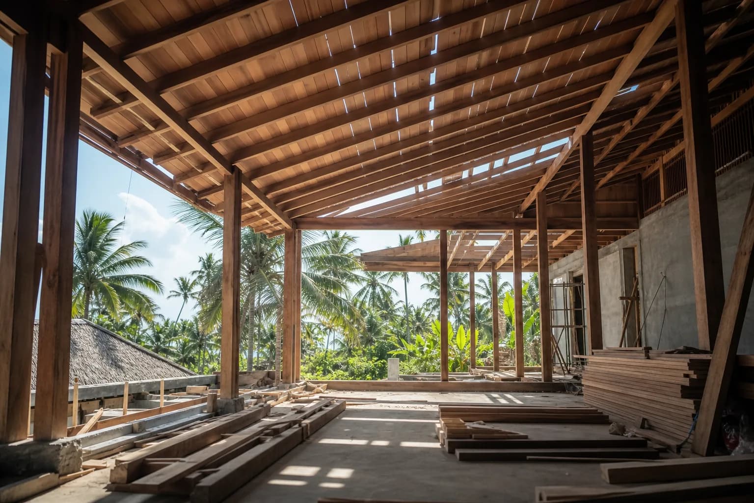 Tongue and Groove Ceilings in Bali: Ventilation Gaps