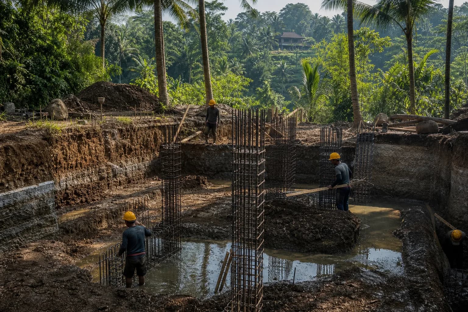 Ubud Hillside Groundwater Table Depth Requirements | Bali