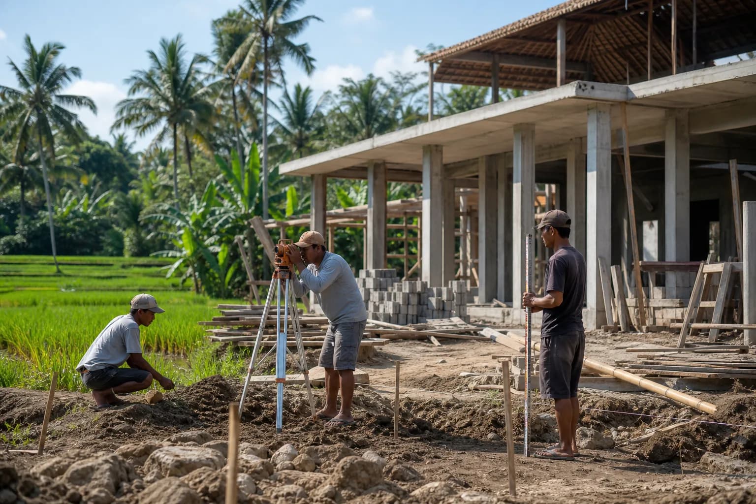 Ubud Rice Fields Bali: Foundation Soil Bearing Guide