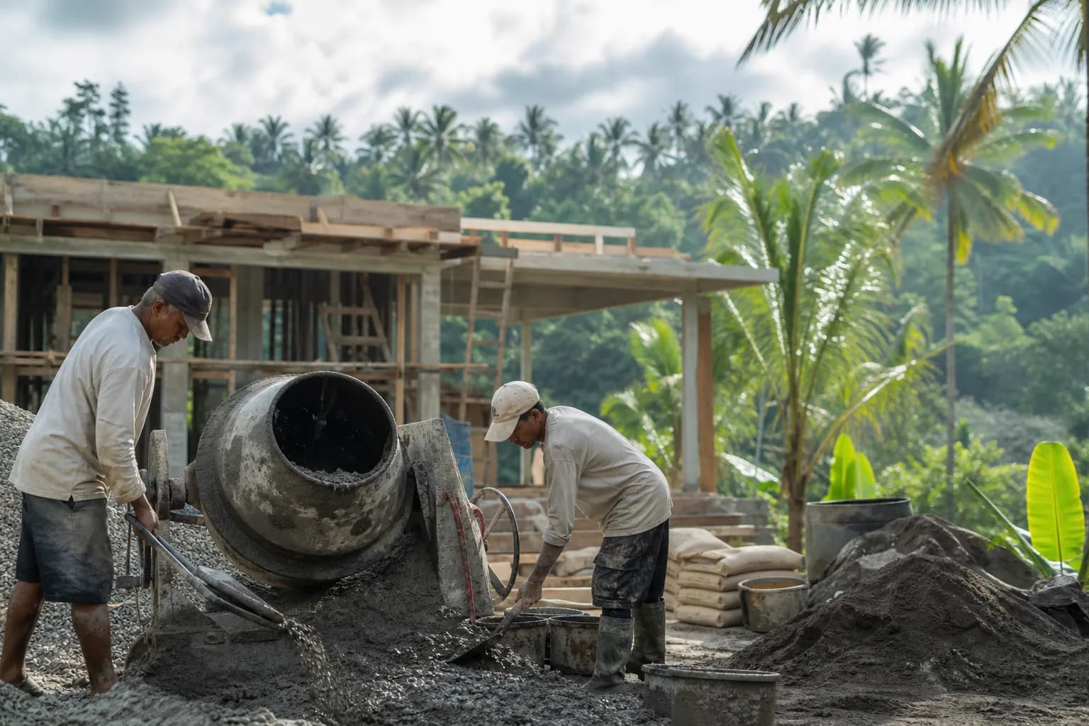 Volcanic Ash Concrete Mix Standards for Karangasem Bali