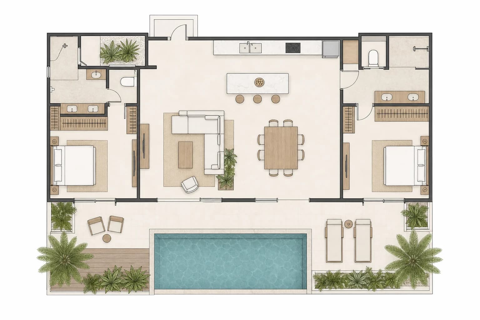 Amara concept floor plan