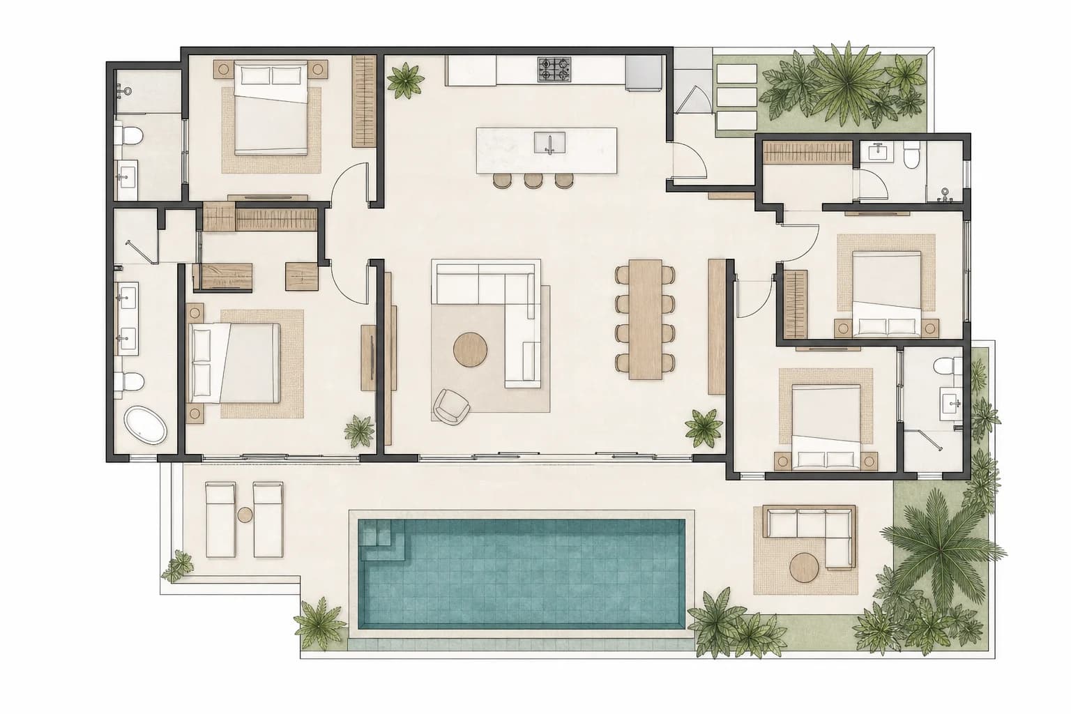 Kaveri concept floor plan