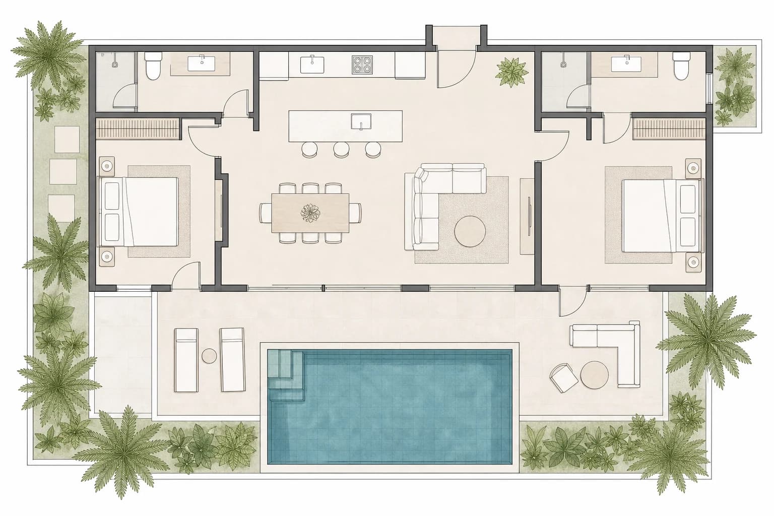 Kavya concept floor plan