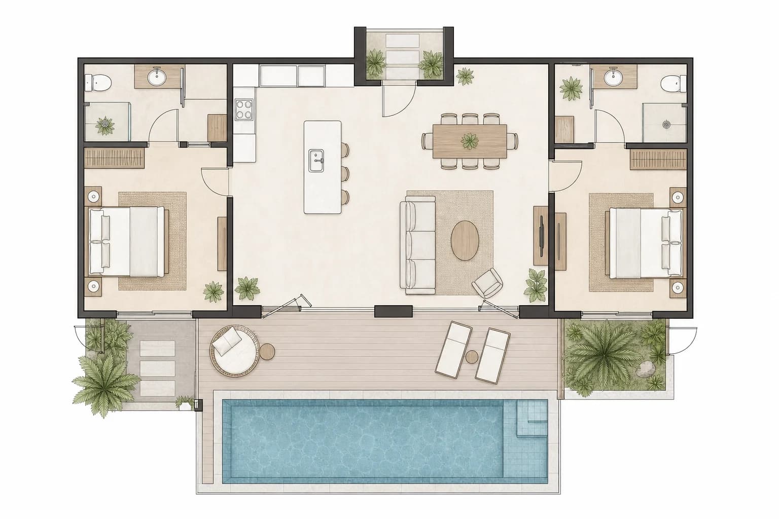 Ojas concept floor plan
