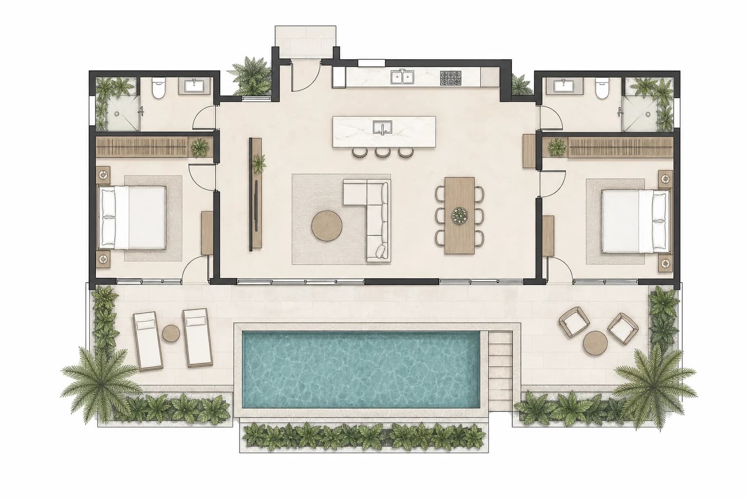 Shanti concept floor plan