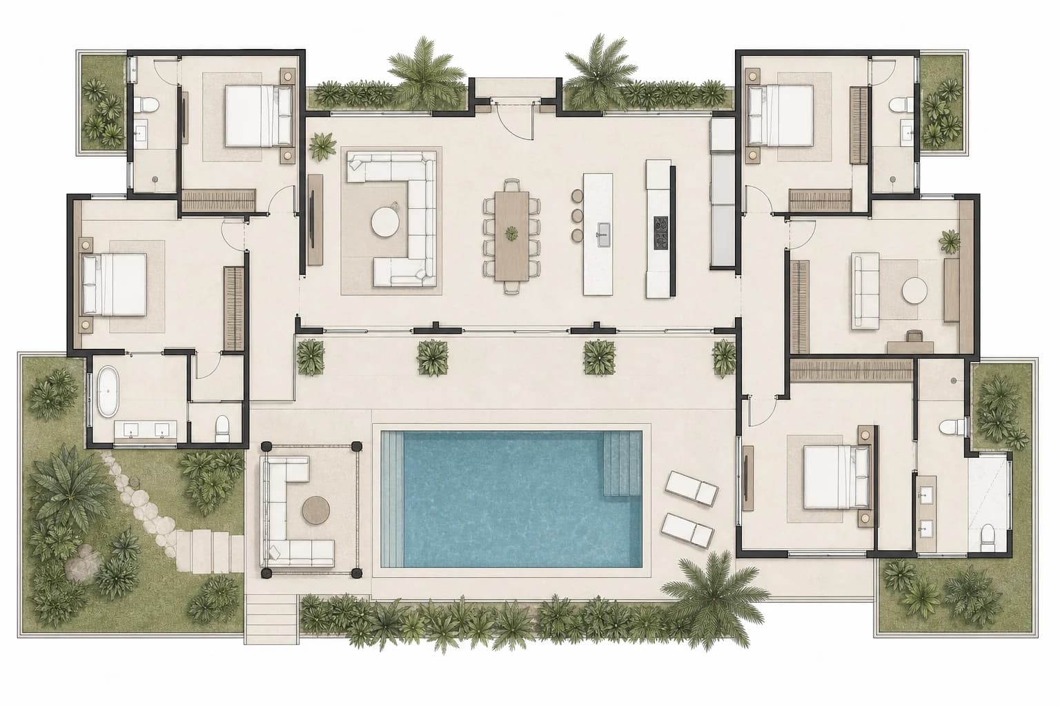 Radha concept floor plan