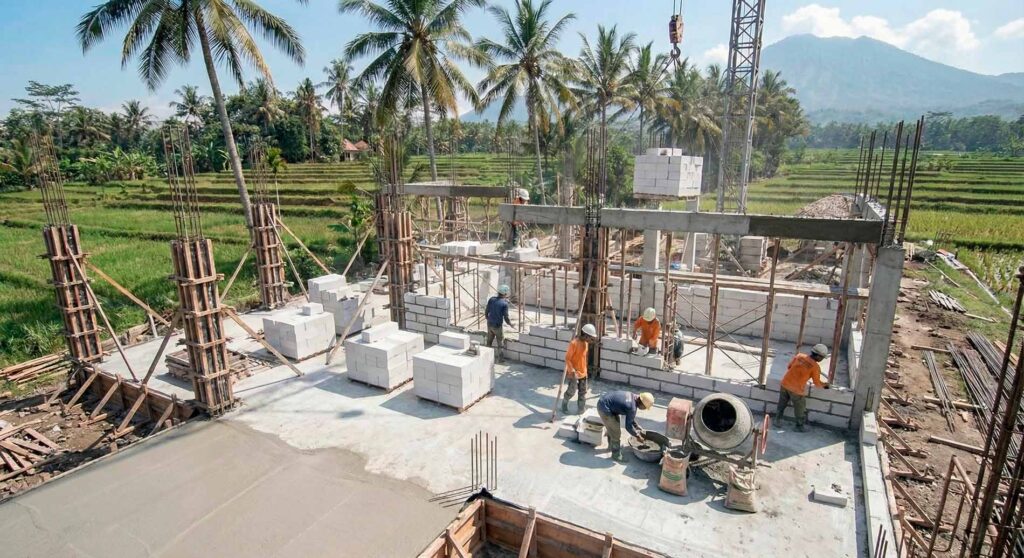 Bali Villa Construction - Aacblocks