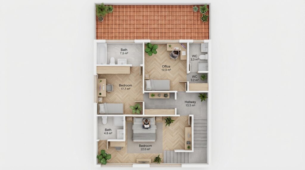 Bali Villa Construction - Floor_plan_1