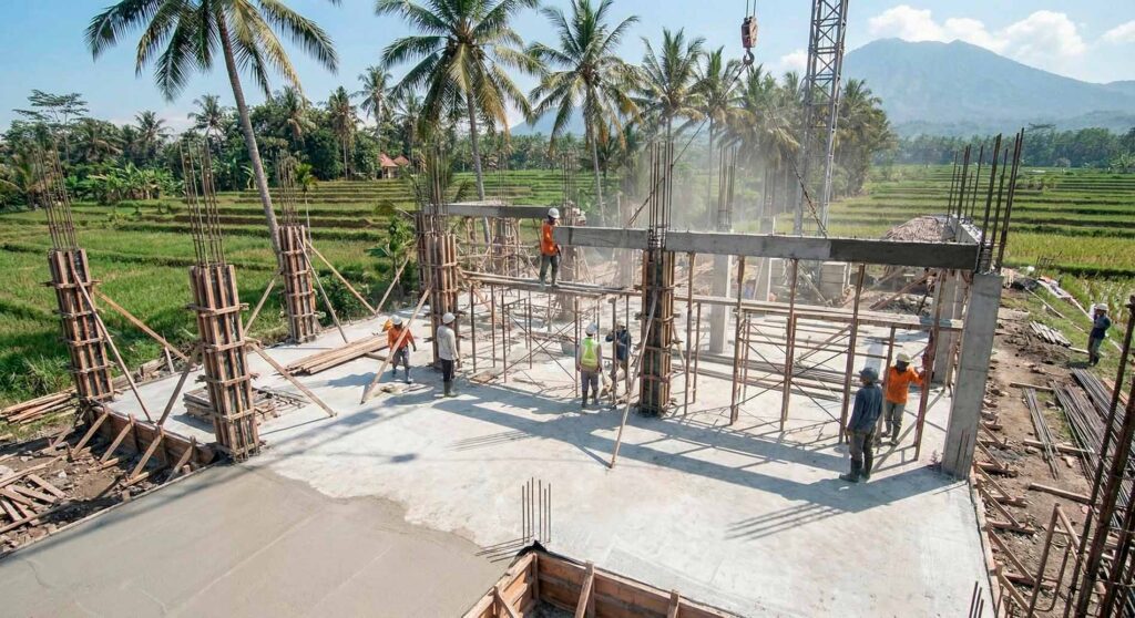 Bali Villa Construction - Srtucture