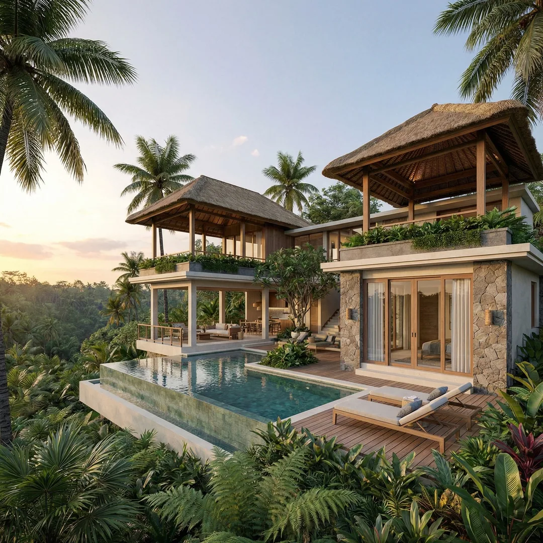 🏗️ TALA 4 Villa | 173m² | $242,000

Modern tropical design engineered for Bali's climate. 3 bedroom
