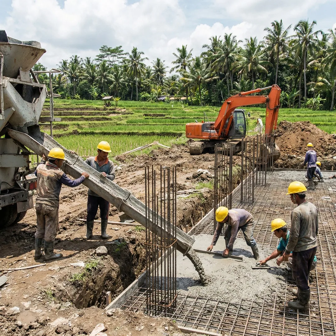 Jimbaran Bay's coastal appeal comes with engineering realities. Tidal flood risk, seasonal inundatio