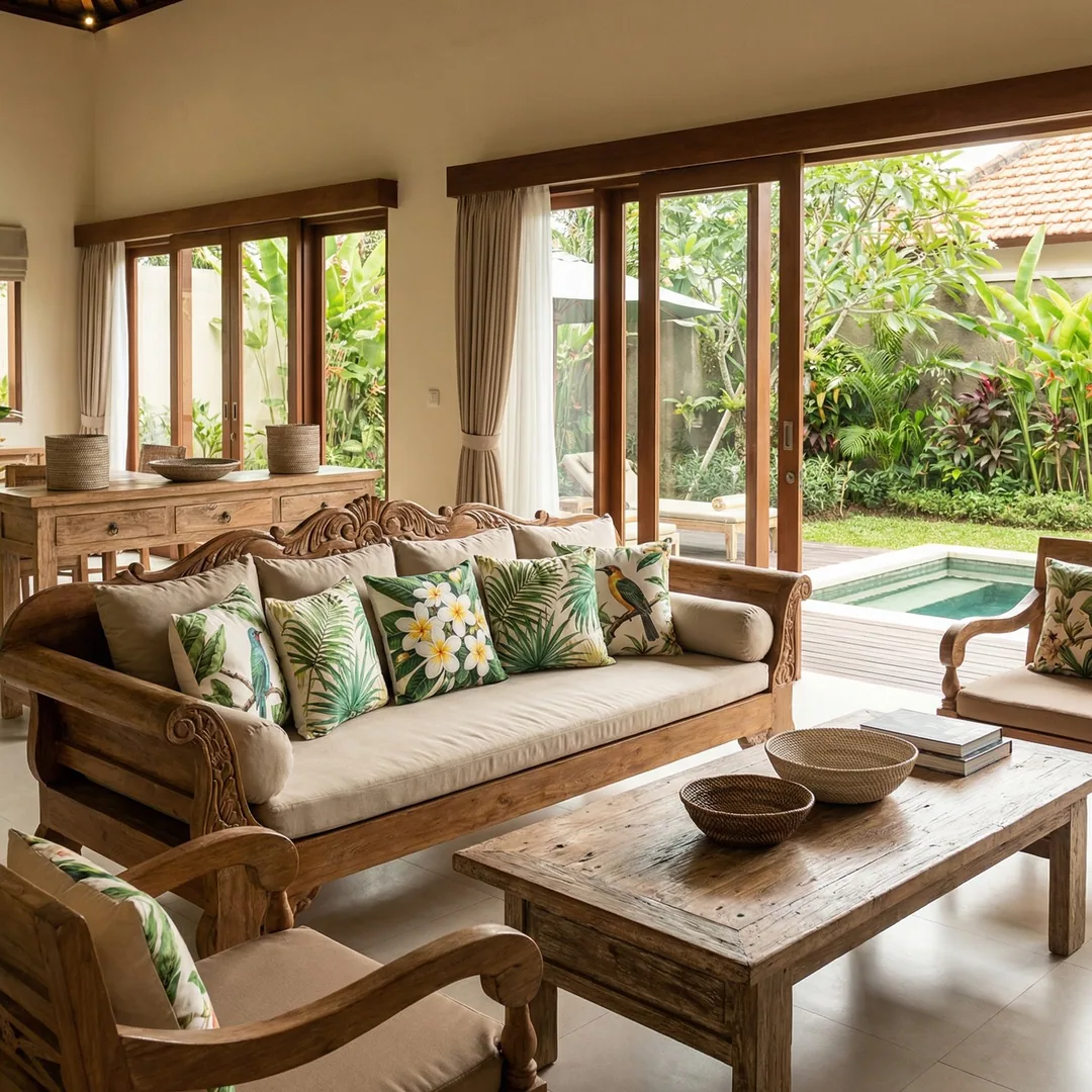 🛍️ Living Room Design | Tropical Comfort

Living areas require furniture that handles humidity with