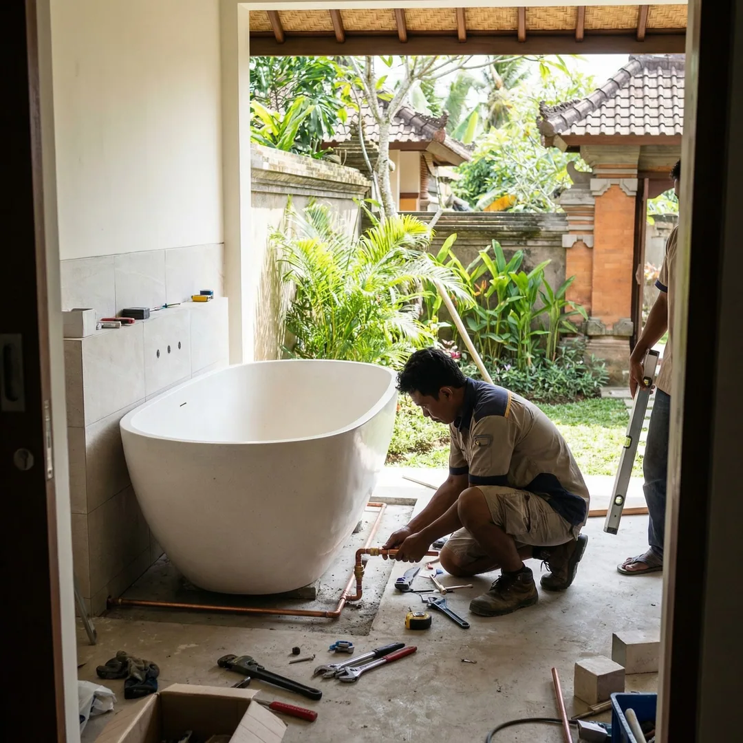🛁 BATHTUB INSTALLATION | Luxury Bathroom Feature

Freestanding or built-in tubs require structural 