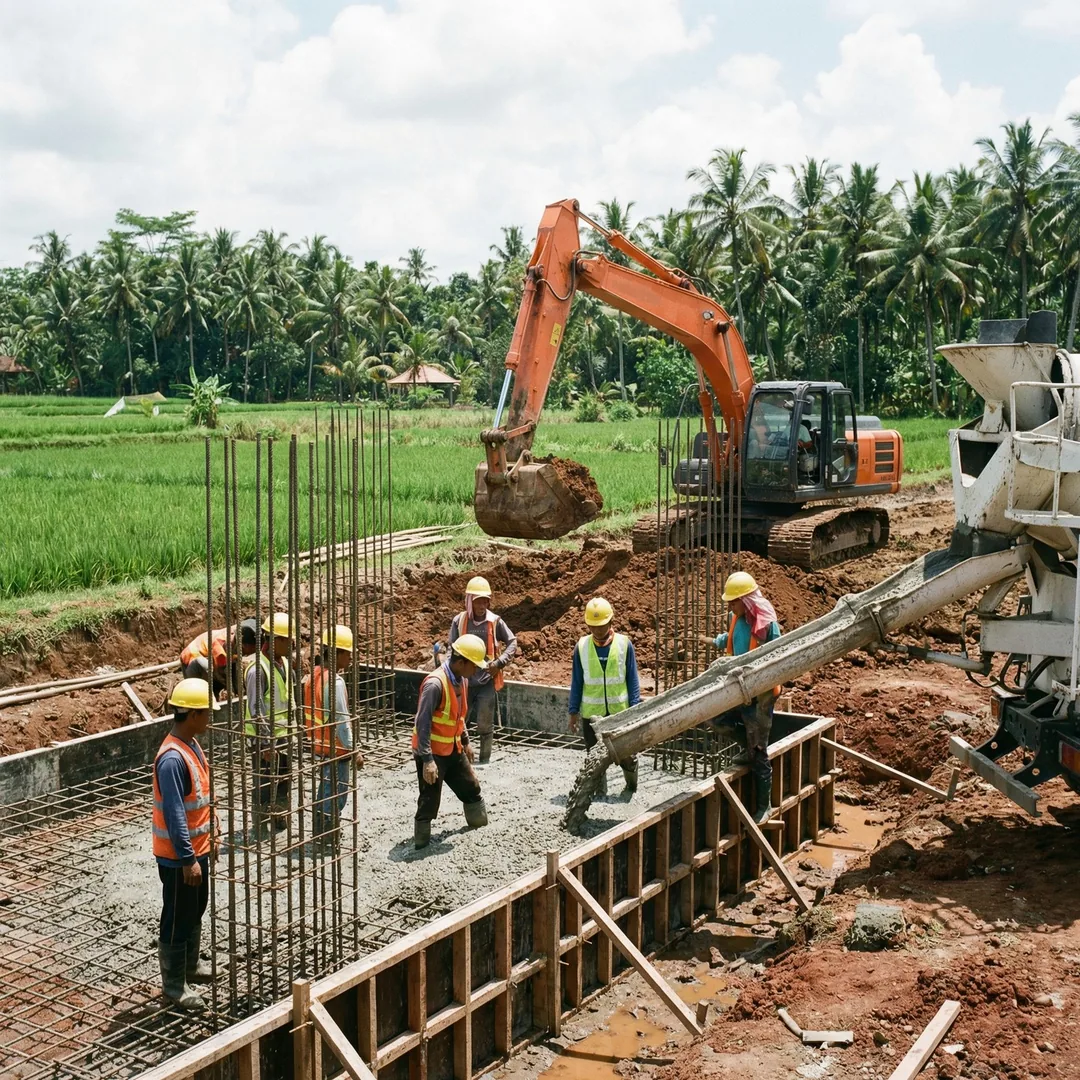 Bukit Peninsula's limestone geology demands rigorous subsidence testing before foundation work begin