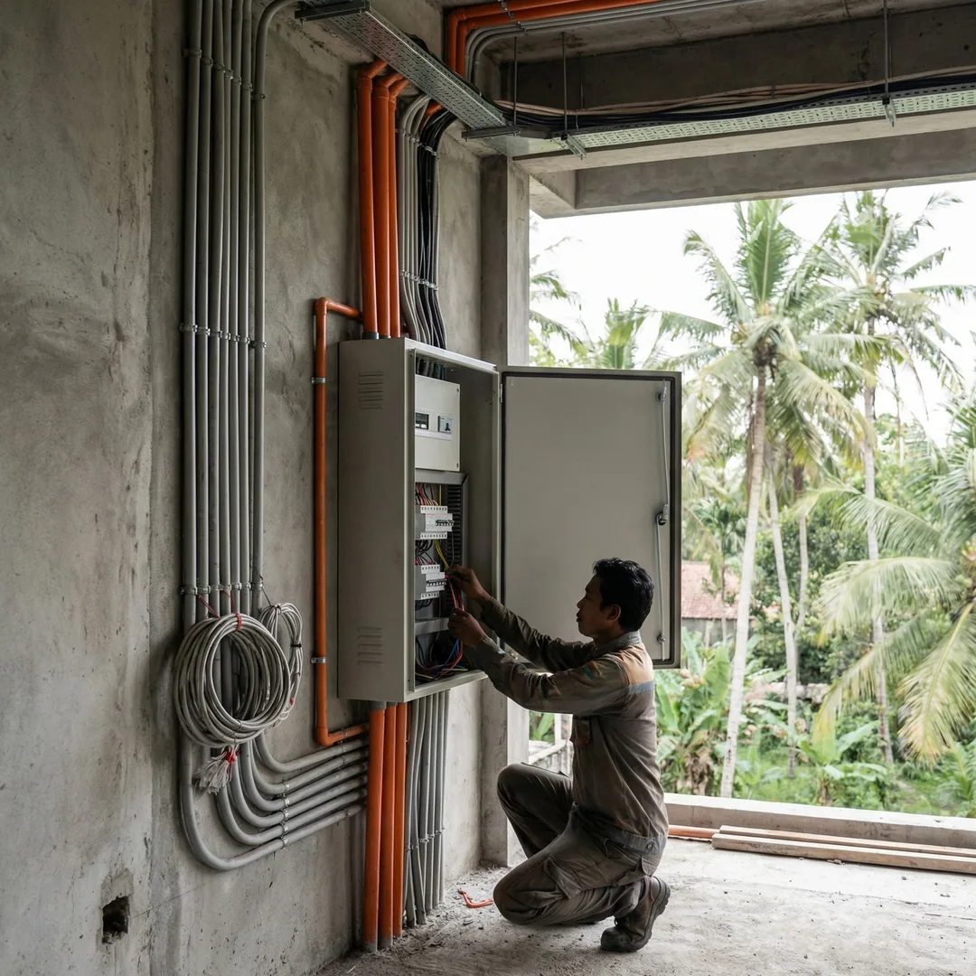 ⚡ MEP Systems | Hidden Engineering Excellence

Electrical, plumbing, and mechanical systems in tropi