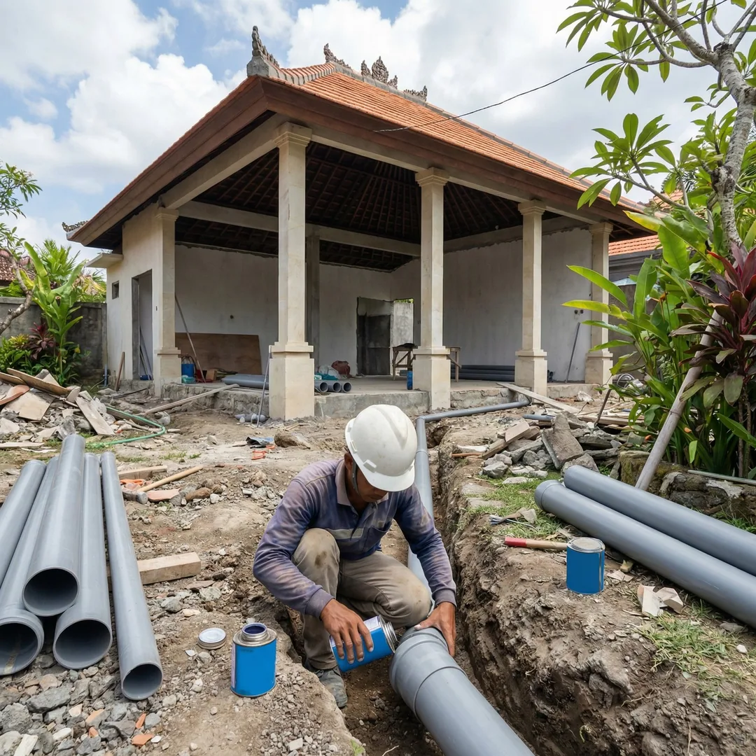 🚽 DRAINAGE SYSTEM | PVC Sewage Pipes

Drainage requires proper slope (minimum 2% gradient), vent pi