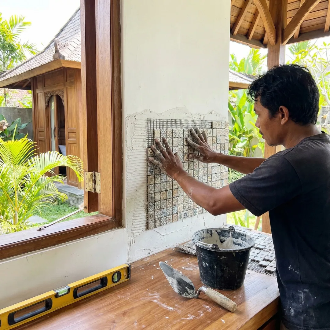 💟 KITCHEN BACKSPLASH | Mosaic Tile Work

Installing decorative mosaic tiles behind kitchen stove an