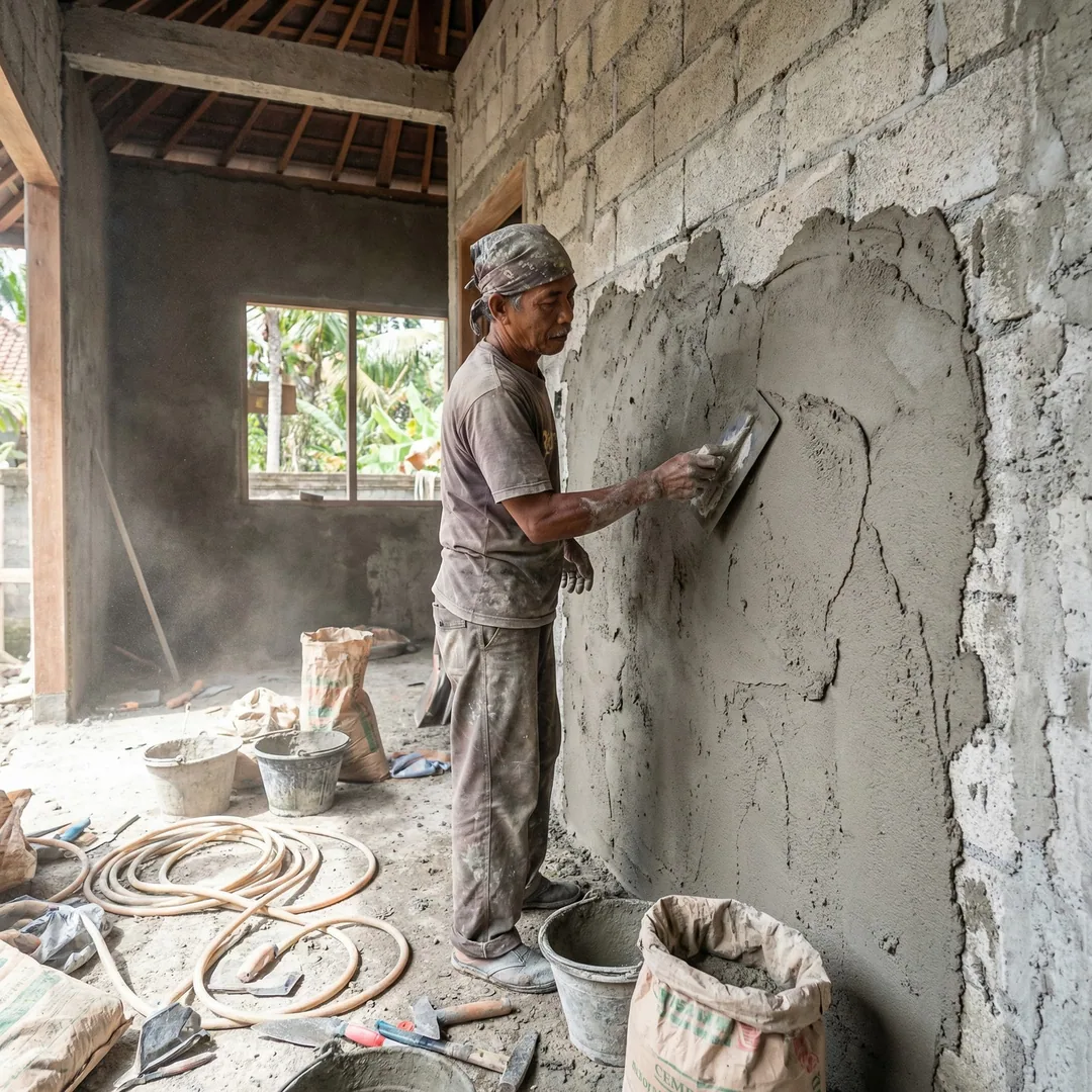 🏗️ INTERIOR WALL PLASTERING | Smooth Base Layer

Interior plastering creates perfectly flat walls f