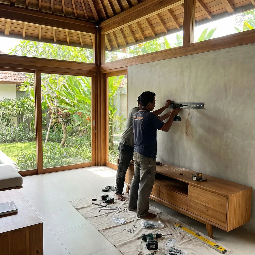 📺 TV CONSOLE | Wall Mount Installation

Installing TV console with concealed cable management. Dril