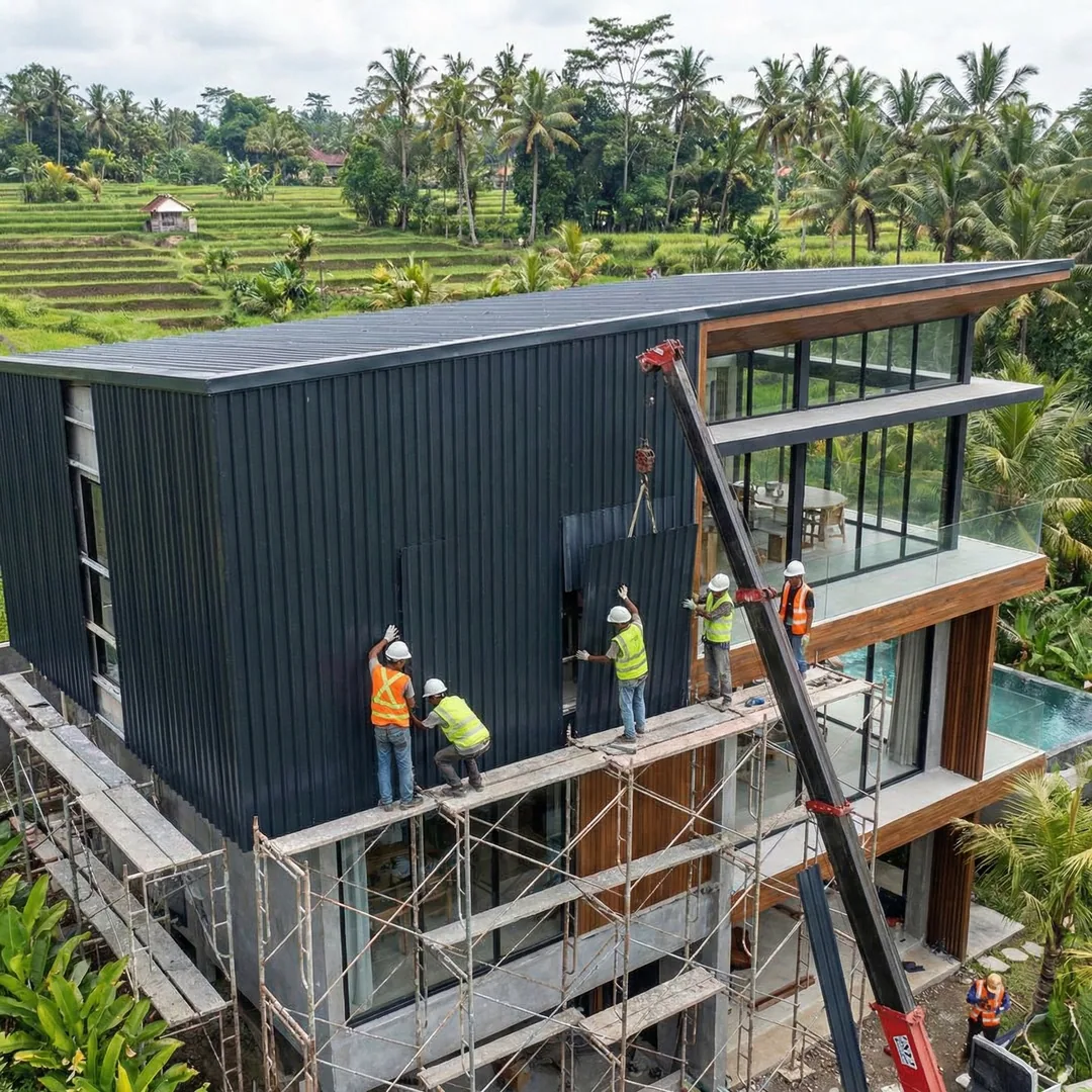 🛡️ METAL FACADE PANELS | Contemporary Cladding

Installing aluminum composite panels creates sleek 