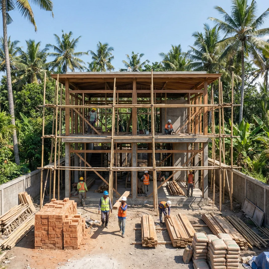 Bukit Peninsula's limestone geology demands rigorous subsidence testing before foundation work begin