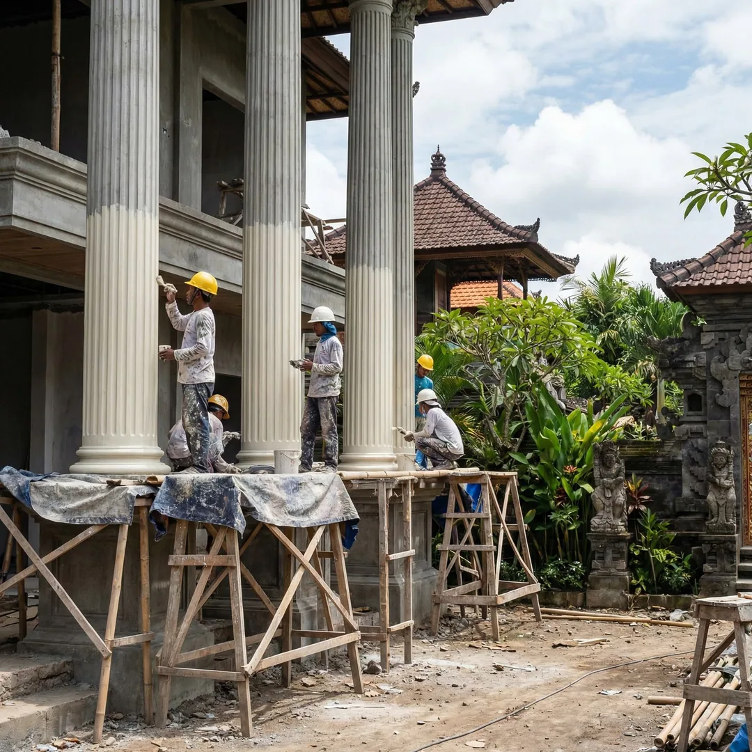 🏗️ COLUMN PAINTING | Exterior Finishing Details

Painting structural columns requires scaffolding w