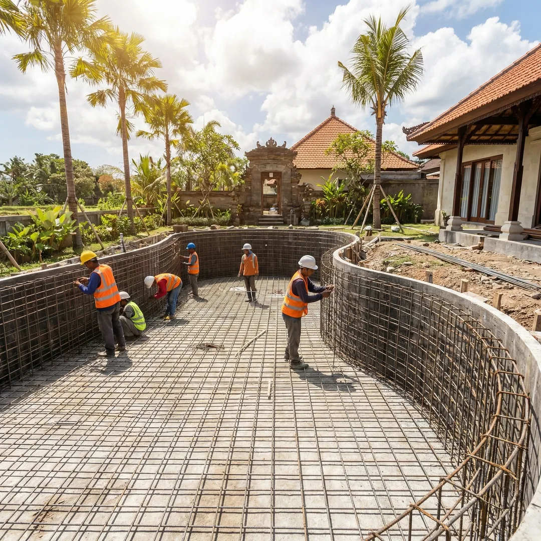 ⚔️ POOL STEEL REINFORCEMENT | Structural Framework

Steel rebar cage installation for pool shell. De