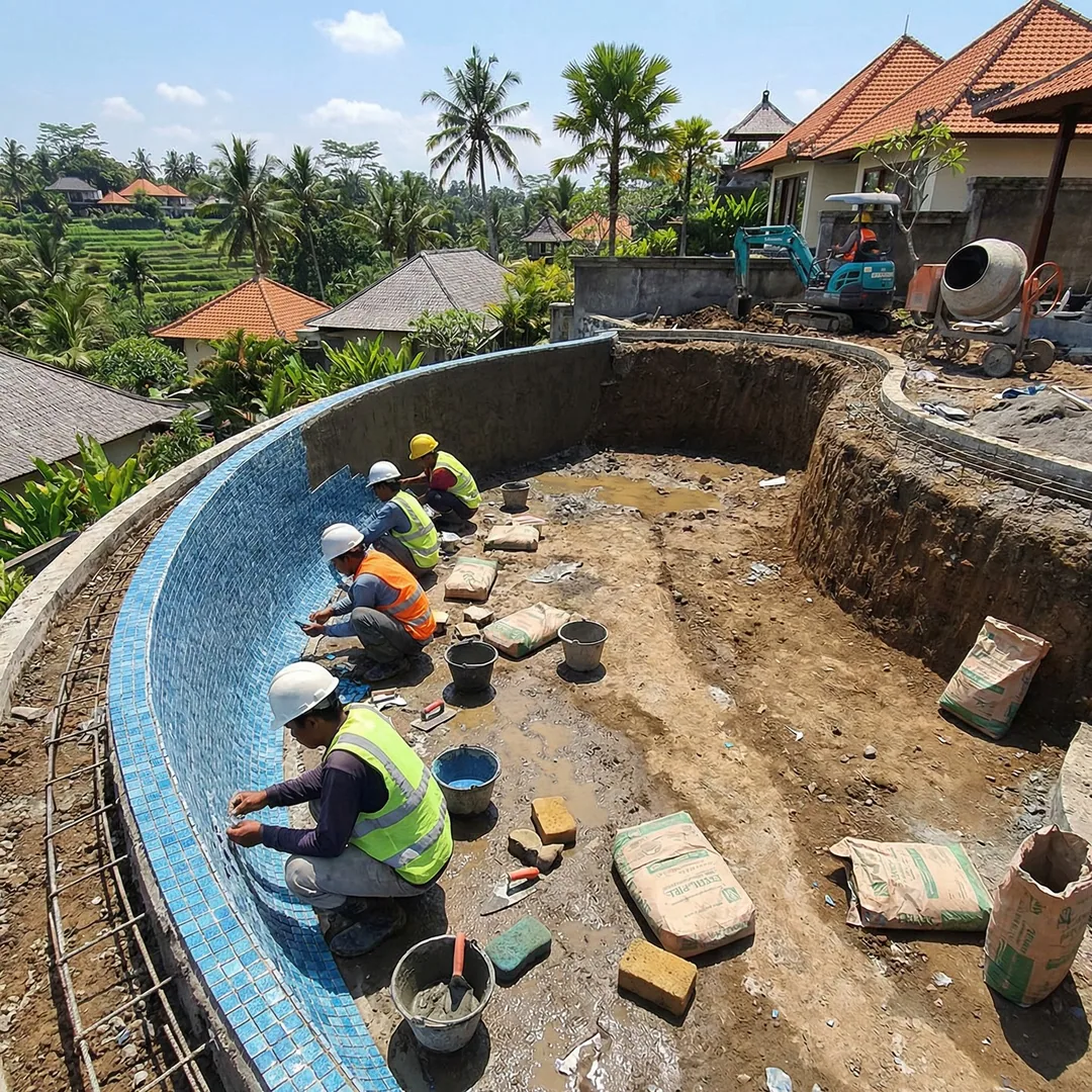 🏊 Infinity Pool Construction | Engineering Precision

Building pools in Bali's tropical climate isn