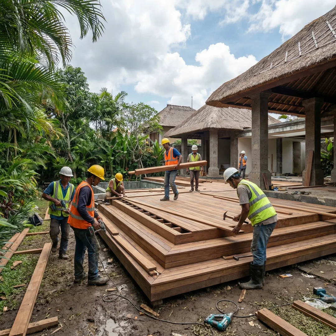 🪵 Wooden Deck Construction | Tropical Hardwood

Teak and ironwood decks require proper joinery, ven