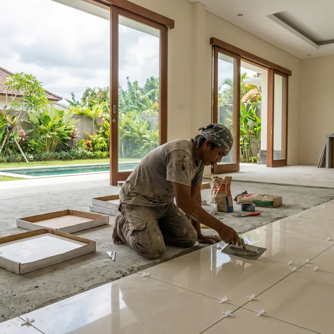 🔲 FLOOR TILE INSTALLATION | Porcelain Laying

Laying large-format porcelain tiles in living room wi