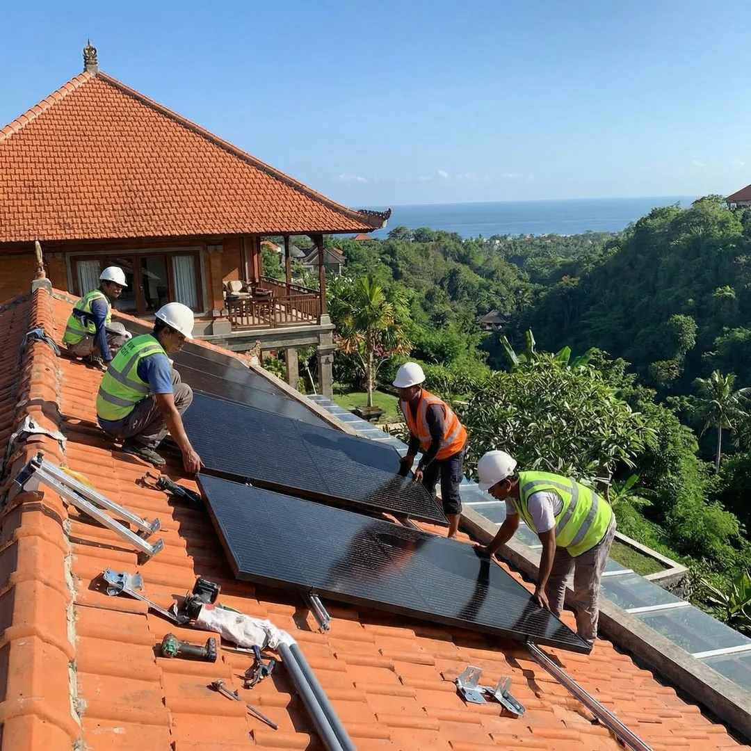 ☀️ SOLAR POOL HEATER | Eco-Friendly System

Solar panels on roof heat pool water naturally. Installa