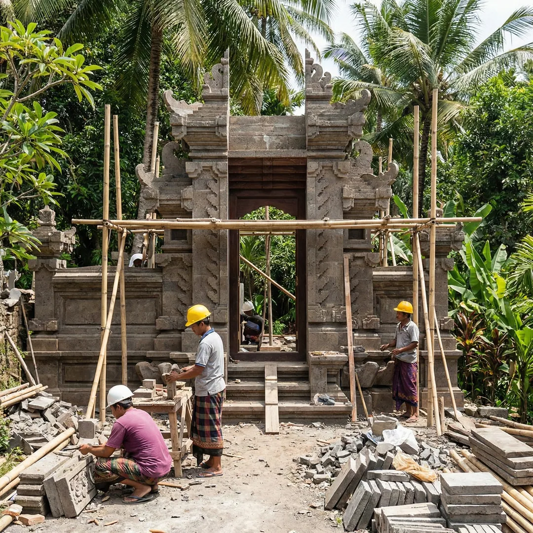 🚪 Traditional Balinese Entrance | Cultural Engineering

Balinese gate design integrates cultural sy