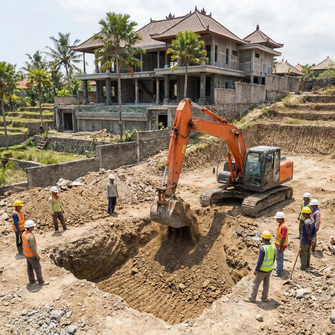 🚧 POOL EXCAVATION | Site Preparation

Excavator digging pool hole to engineered depth (1.5-2.2m typ