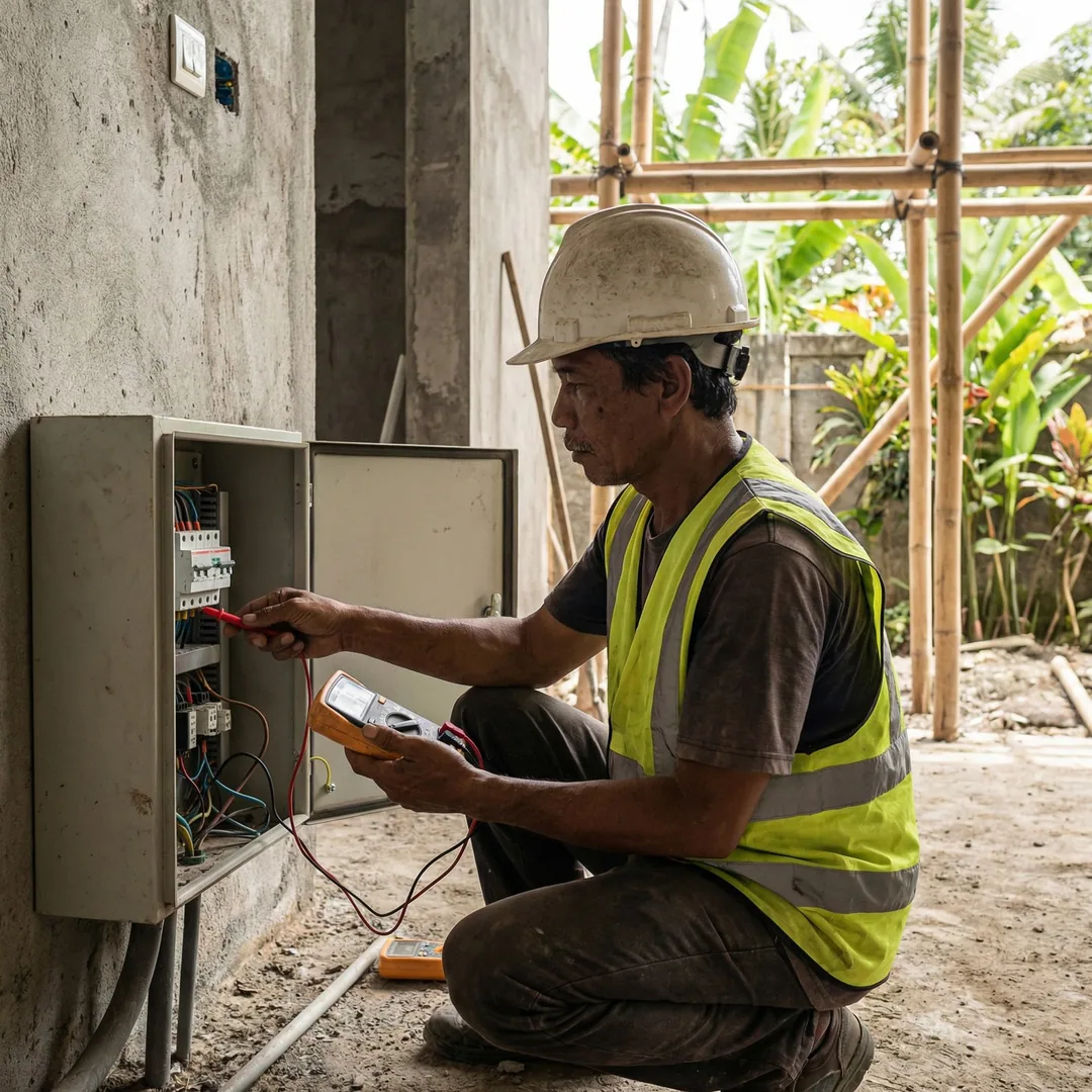 🔌 ELECTRICAL TESTING | Safety Verification

Final electrical testing uses megger (insulation resist
