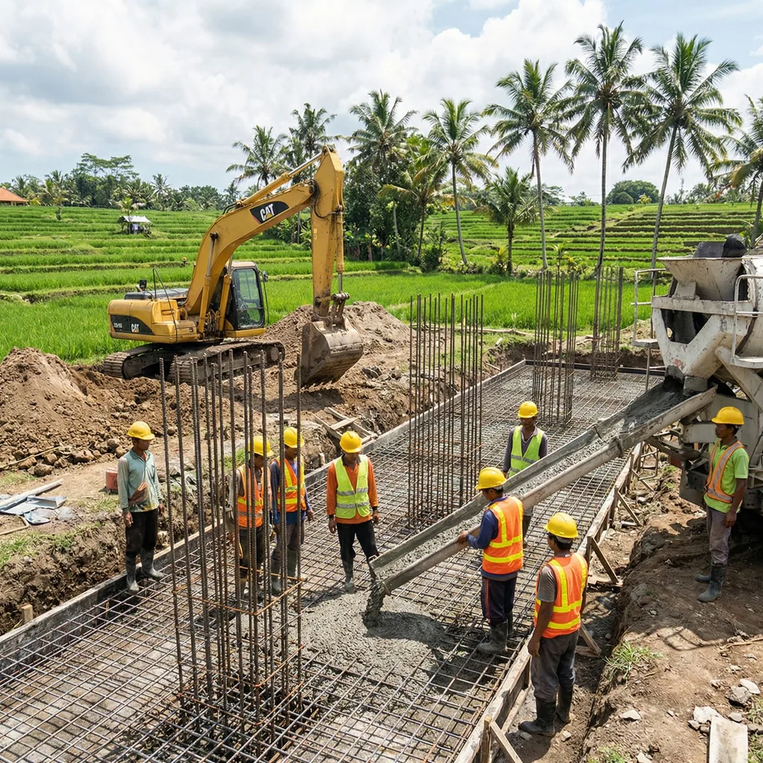 Canggu's coastal proximity demands specialized corrosion mitigation. Salt spray accelerates steel ox