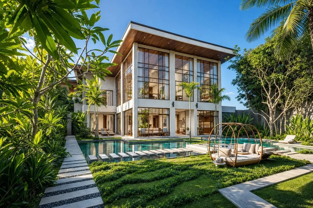 Discover the elegance of the Radha villa, where quality meets design in Bali’s picturesque landscape. 

With an expansiv