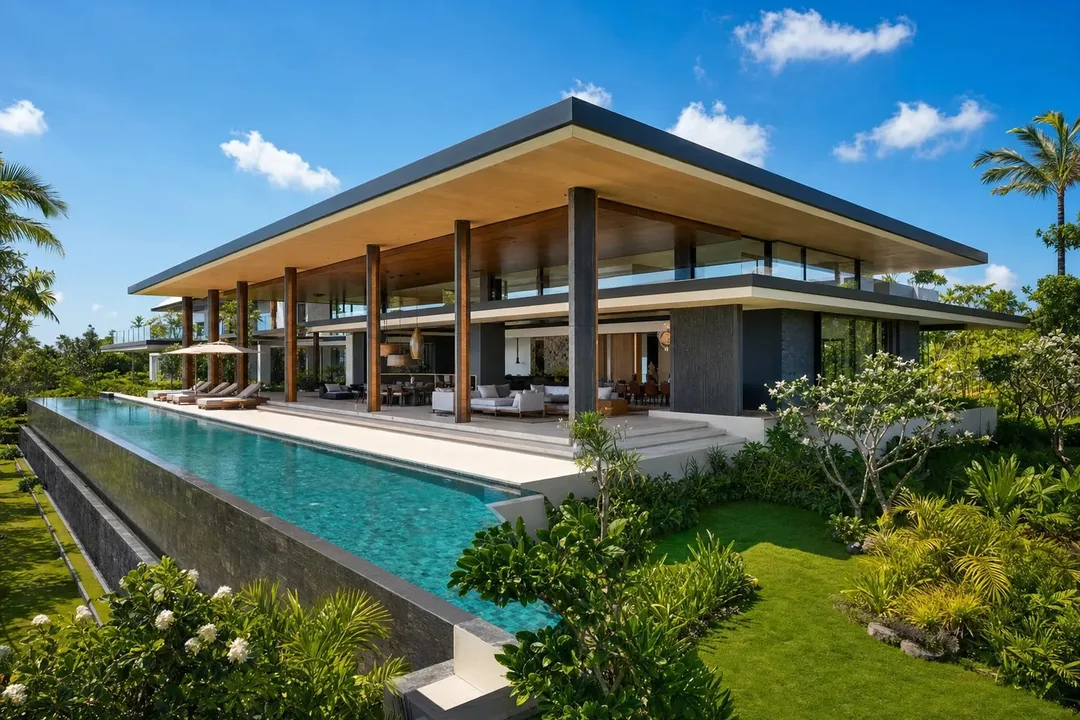 Discover the Dhara Villa, your potential sanctuary in Bali. 

Designed with 200 square meters of elegant living space, t