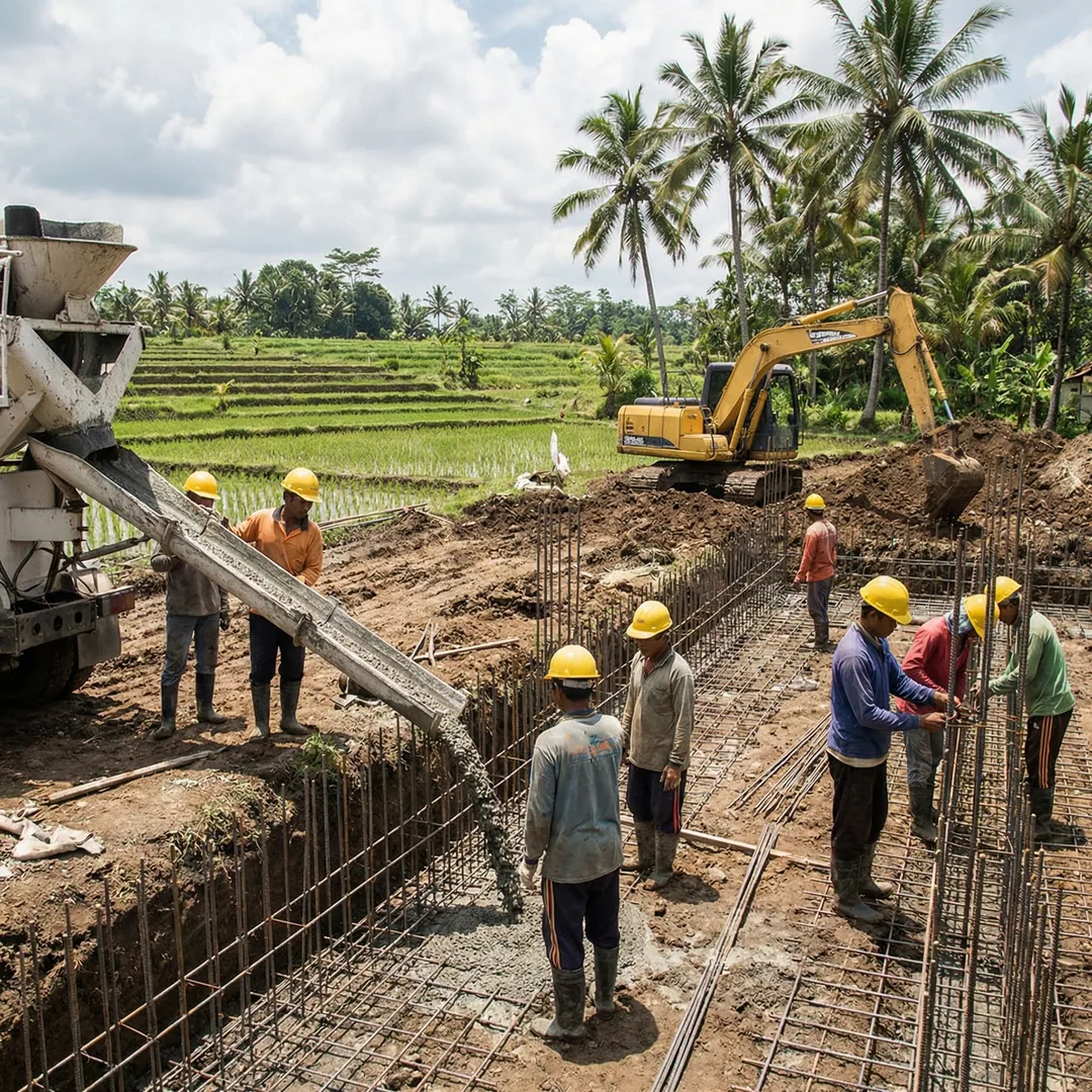 Escrow accounts aren't optional—they're structural safeguards for Bali villa construction. Milestone